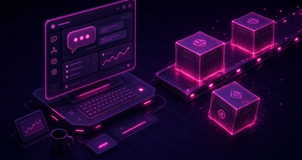 Editorial illustration of new chat features shipping in on campaign modules.