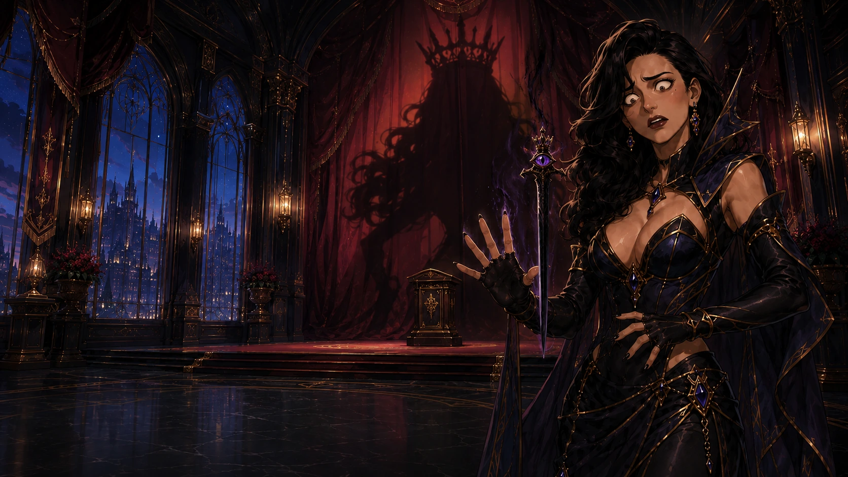 Ending Revoked: a theatrical recasting scene with Vivienne and the Director framing the hero narrative